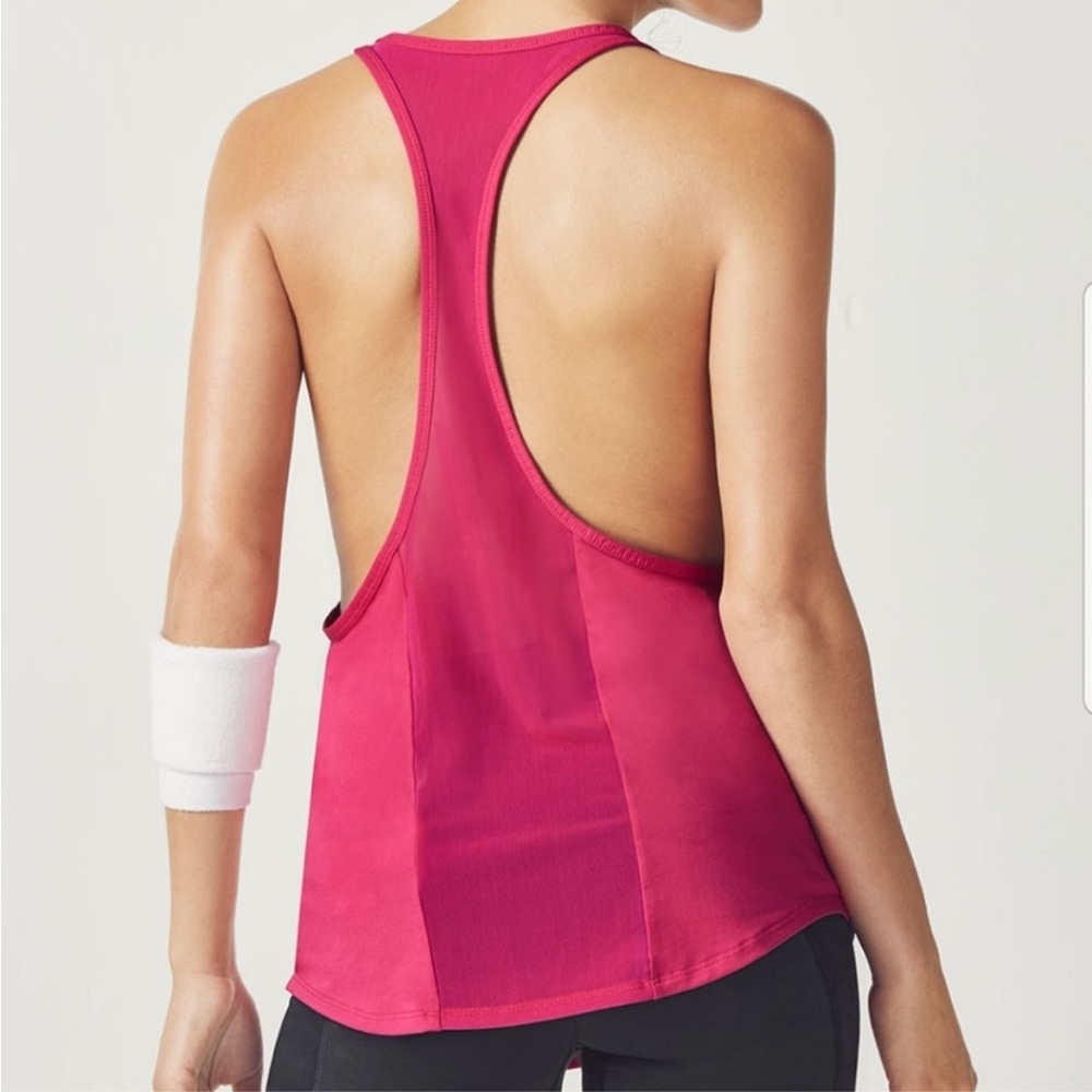 NWT Fabletics Workout Tank, 1X, Hot Pink